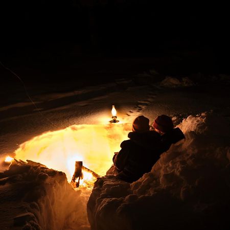 Langforsen Glamping & Lapland Experience Hotel Lapptrask Eksteriør billede