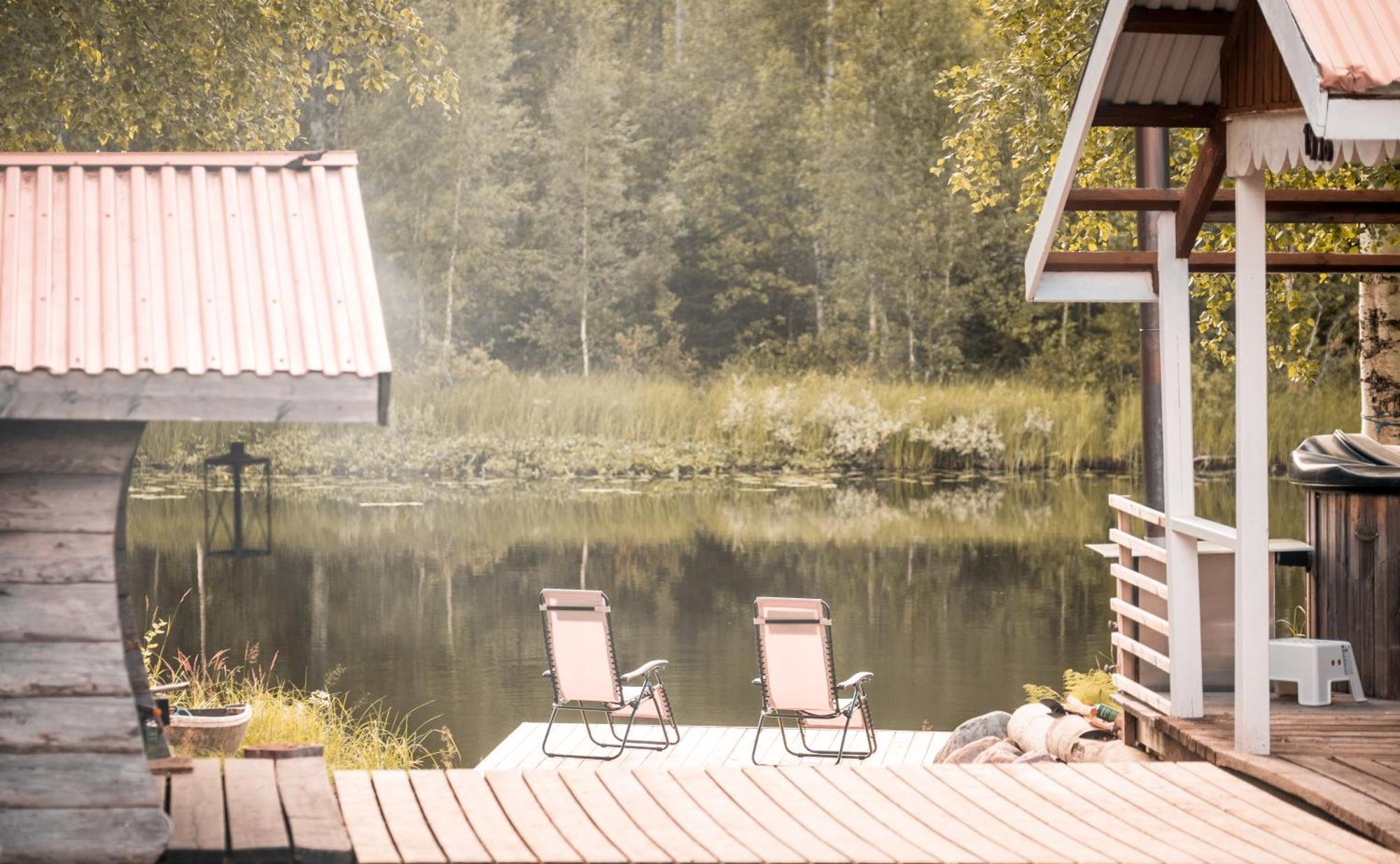 Langforsen Glamping & Lapland Experience Hotel Lapptrask Eksteriør billede