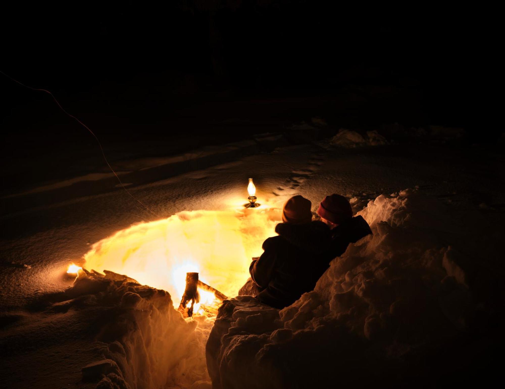 Langforsen Glamping & Lapland Experience Hotel Lapptrask Eksteriør billede